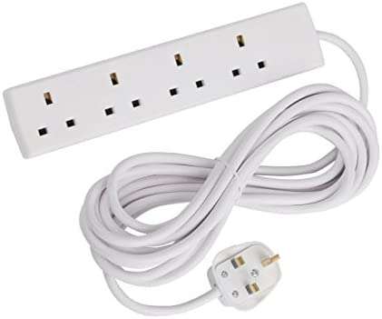 5m 13A Extension 4 Gang