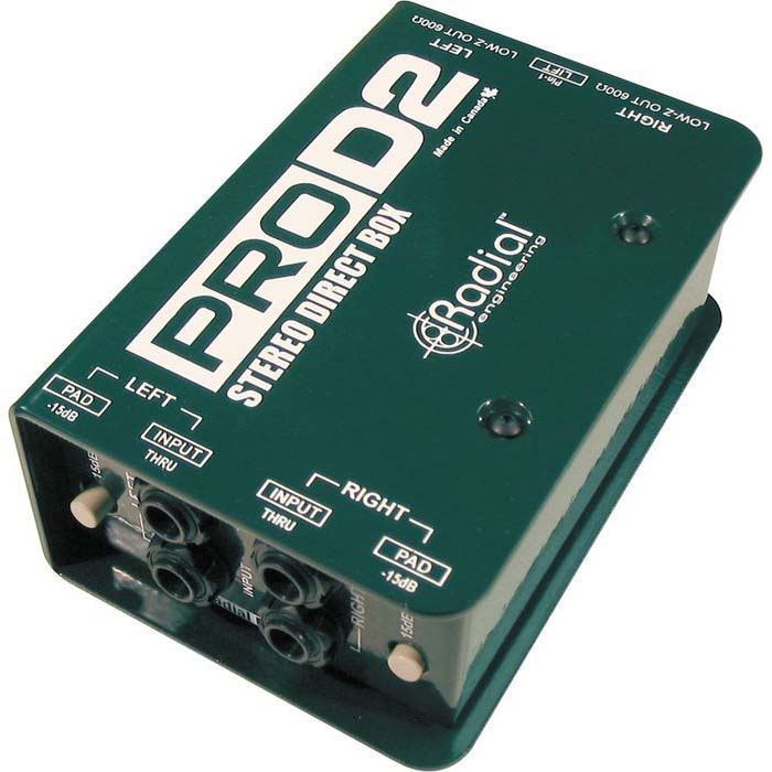Radial Pro D2 Stereo DI Box