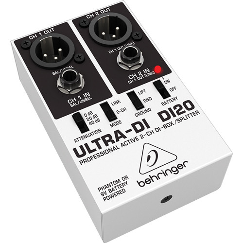 Behringer ULTRA-DI DI20 - 2-Channel DI