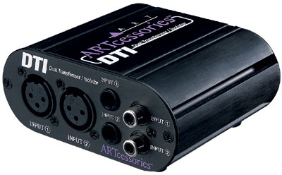 ART DTI stereo passive DI box