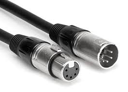 20m 5 pin DMX cables