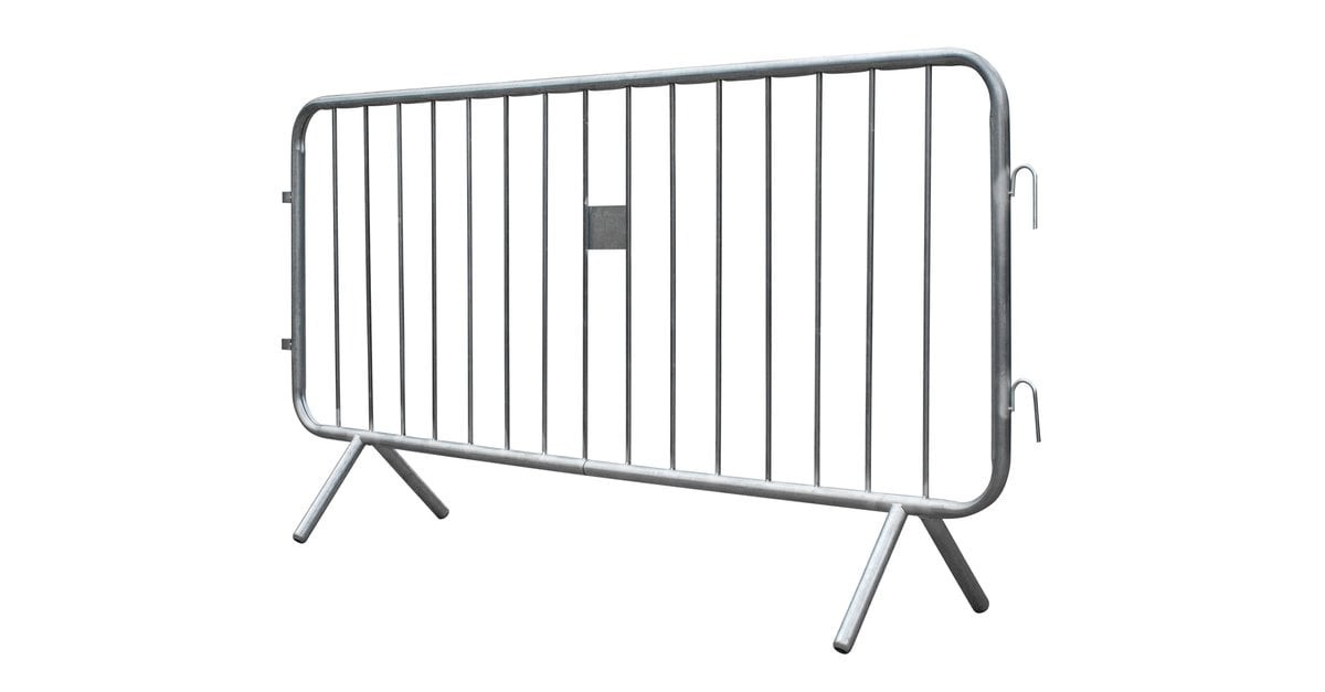 2.3m Metal Stage Barriers