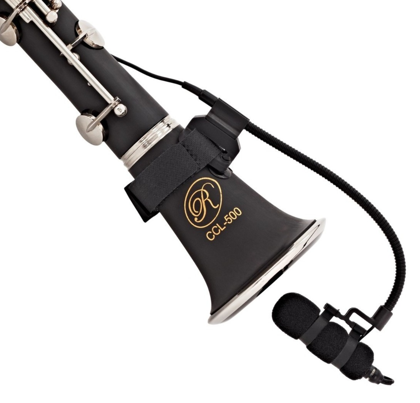 SubZero Clip-On Instrument Condenser Microphone + Woodwind Strap