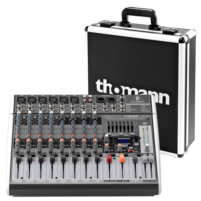 Behringer Xenyx X1222 USB Case Bundle